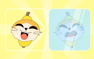 Image Hiding Banana Cat