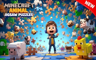 Image Minecraft Animal Jigsaw Puzzles