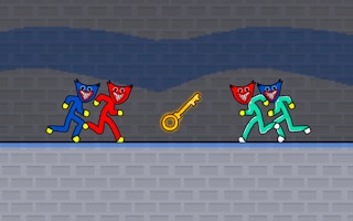 Image Stickman Huggy Party Duo